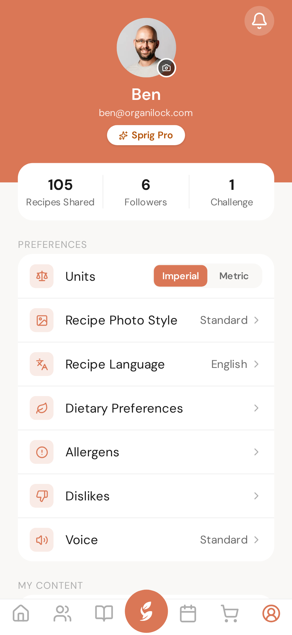 The You page