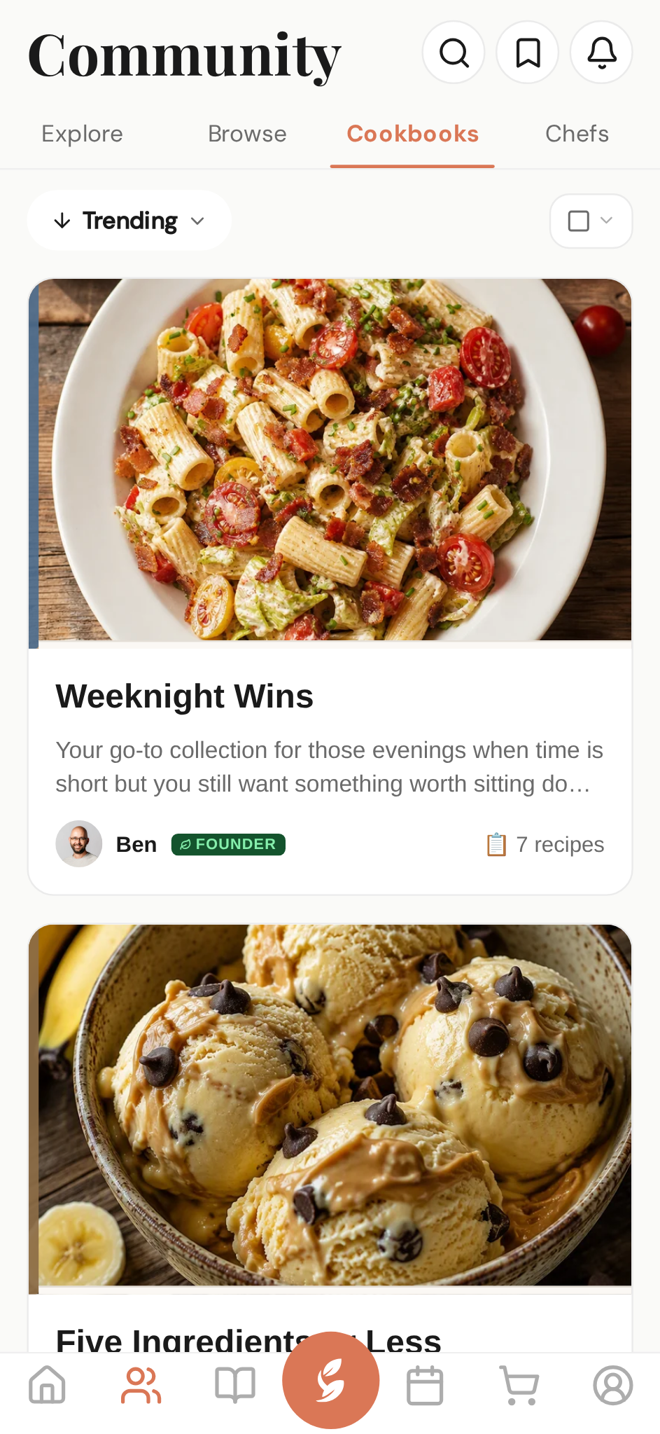 Community cookbooks