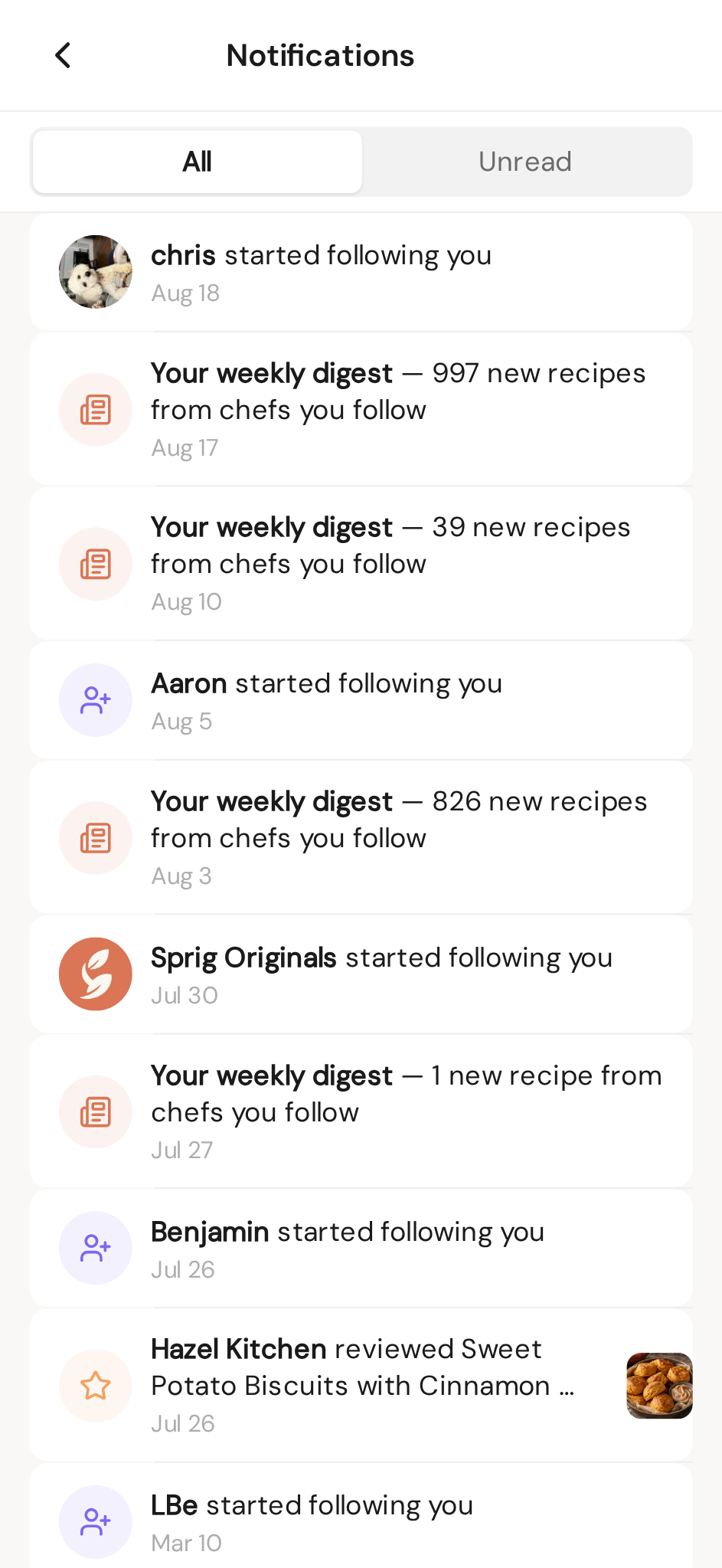 Notifications