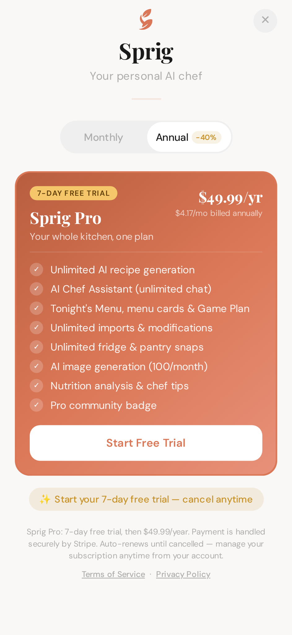 The free plan, honestly stated