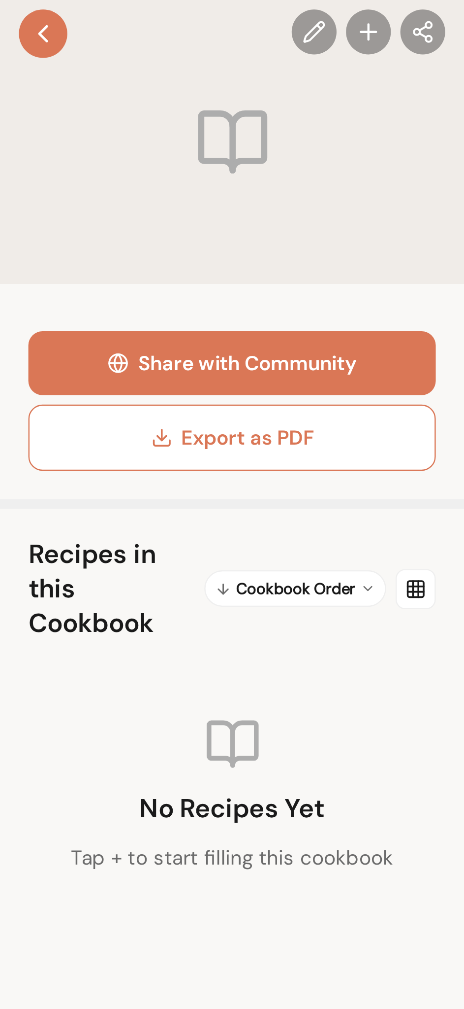 A real, printable cookbook of your recipes