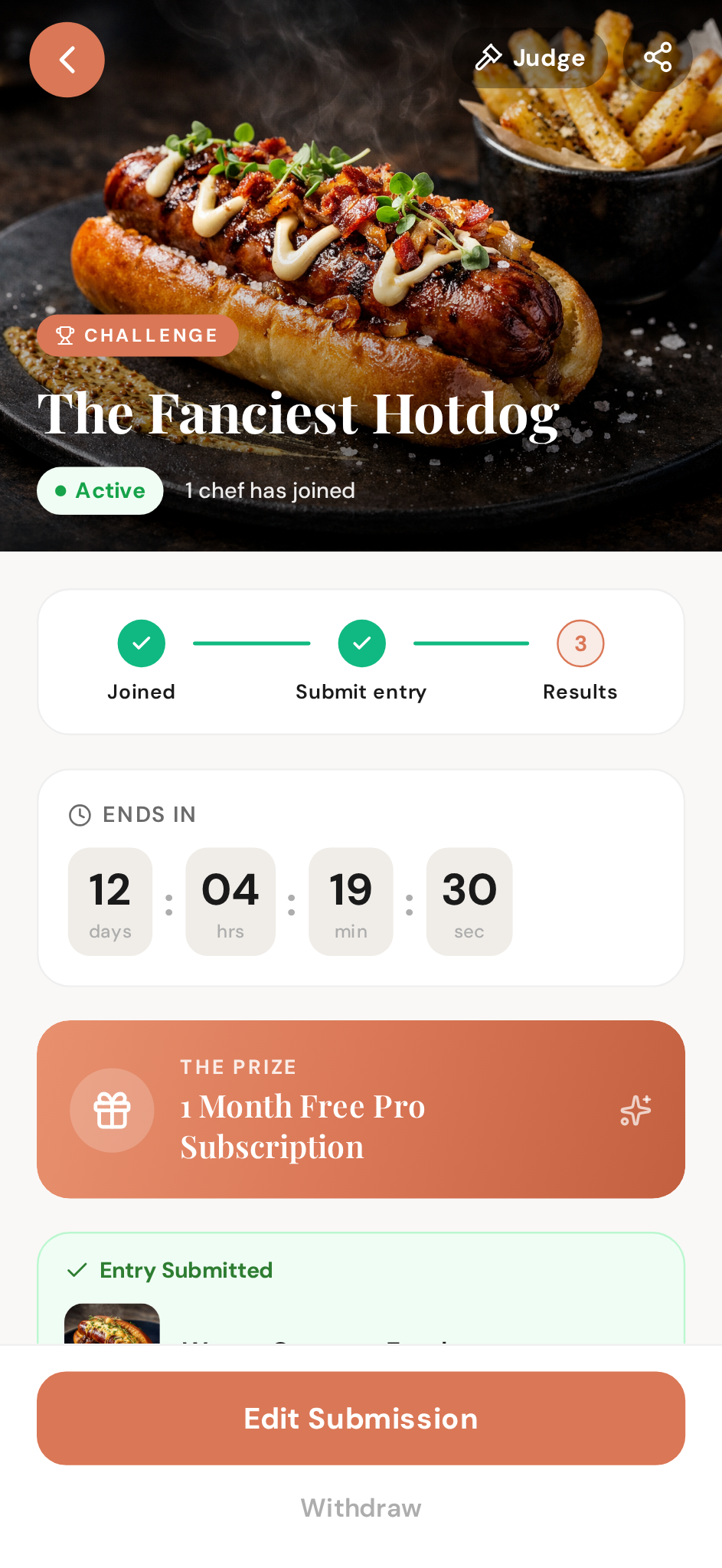A live challenge — the theme, the prize, the deadline