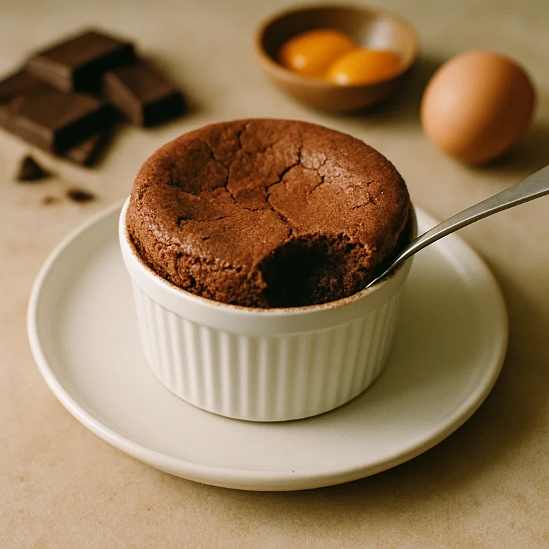 Individual Chocolate Soufflés