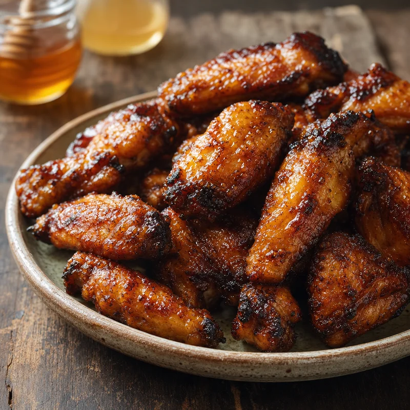 Hot Honey Smoked Chicken Wings