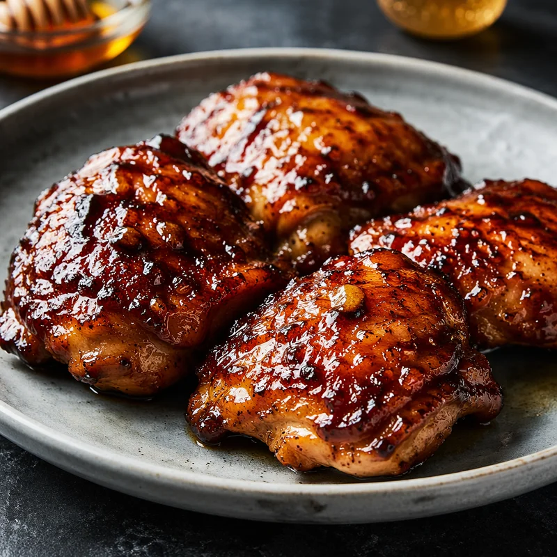 Soy Glazed Chicken Thighs