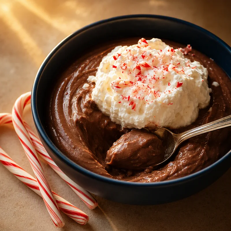Peppermint Chocolate Pudding