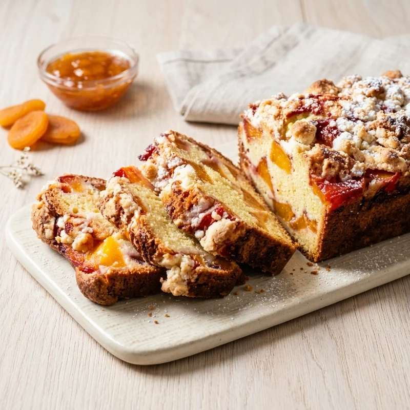 peach cobbler loaf