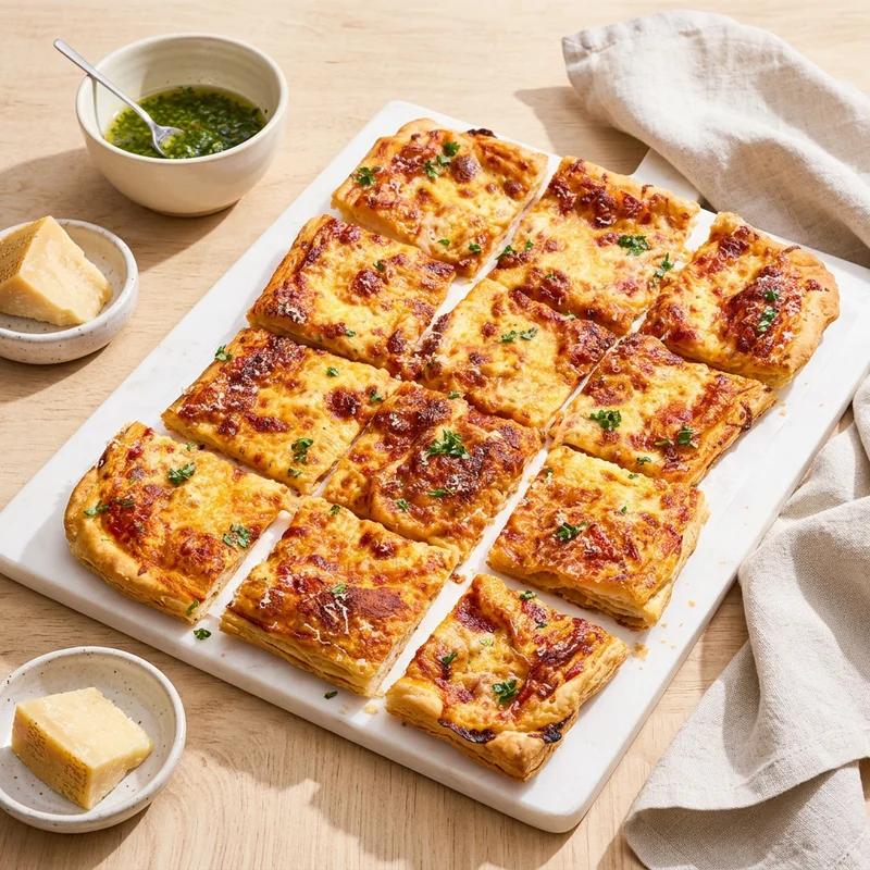 Flaky Puff Crust Pizza