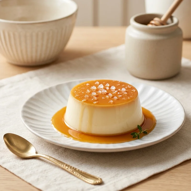 Honey Sea Salt Panna Cotta