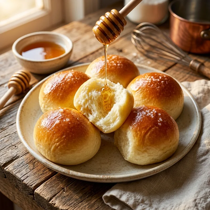Ultra-Soft Honey Butter Dinner Rolls (Oasis-Style)
