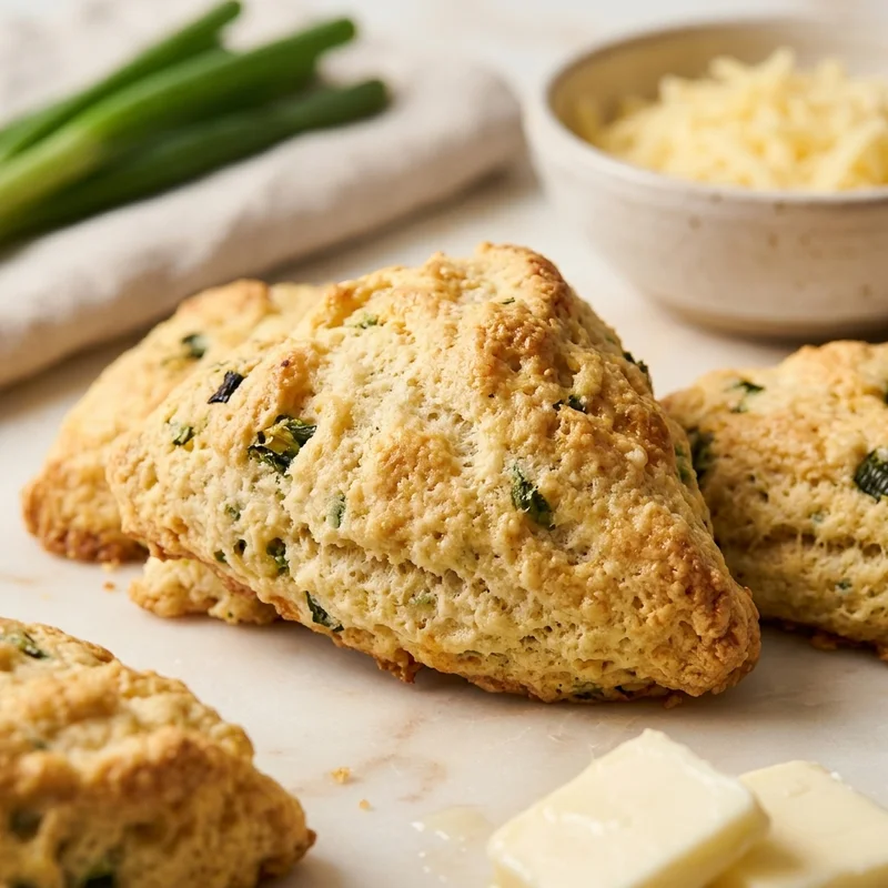 Cheddar Cheese and Scallion Scones