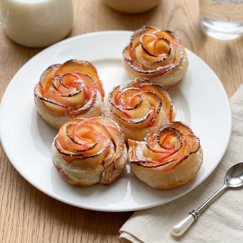 Rose apple tart