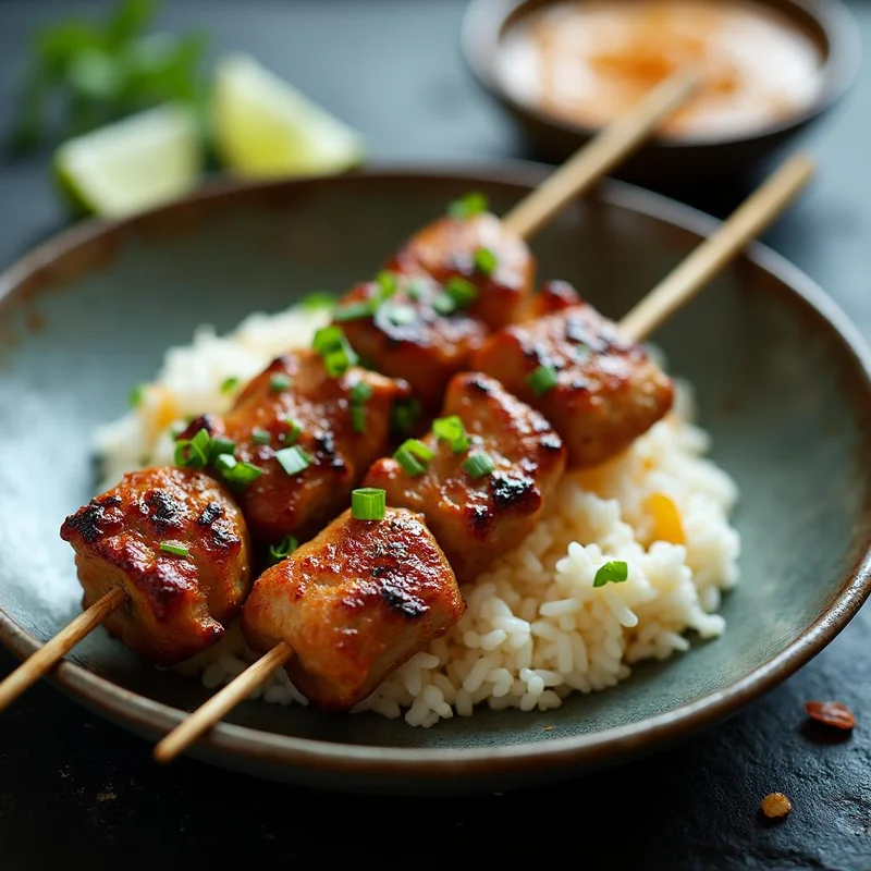 Yum Yum Pork Skewers