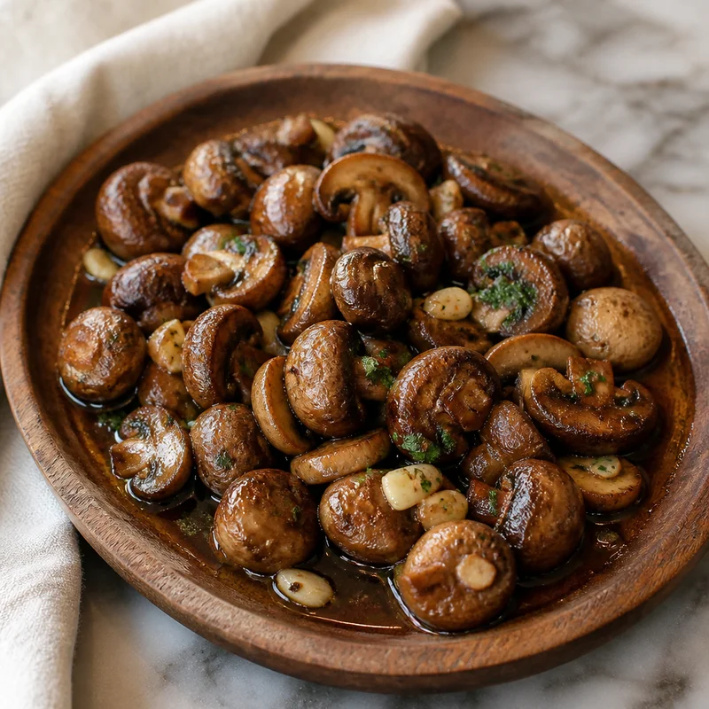 Spanish Garlic Mushrooms with Sherry