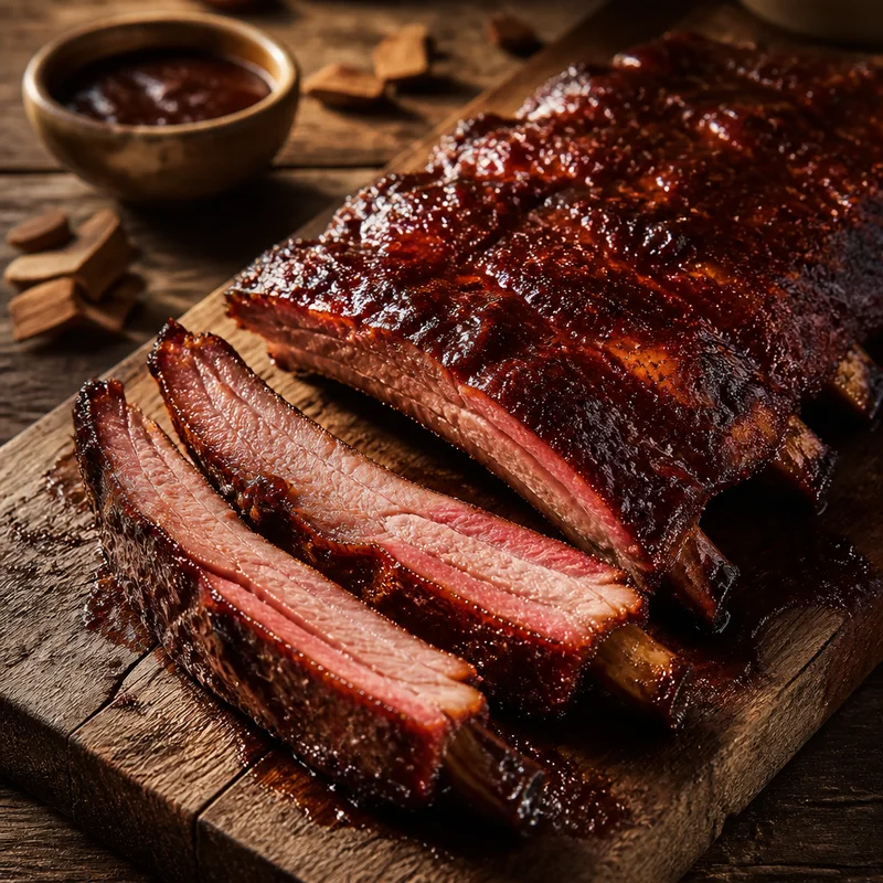 St. Louis Spare Ribs with Whiskey Glaze