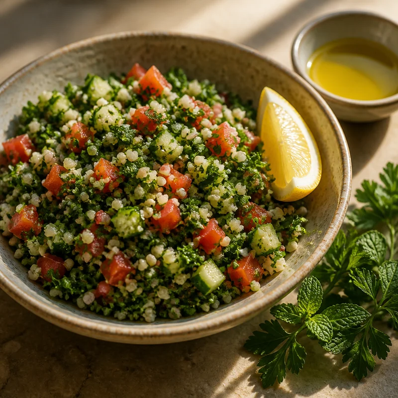 Parsley-Forward Tabbouleh with Soaked Bulgur