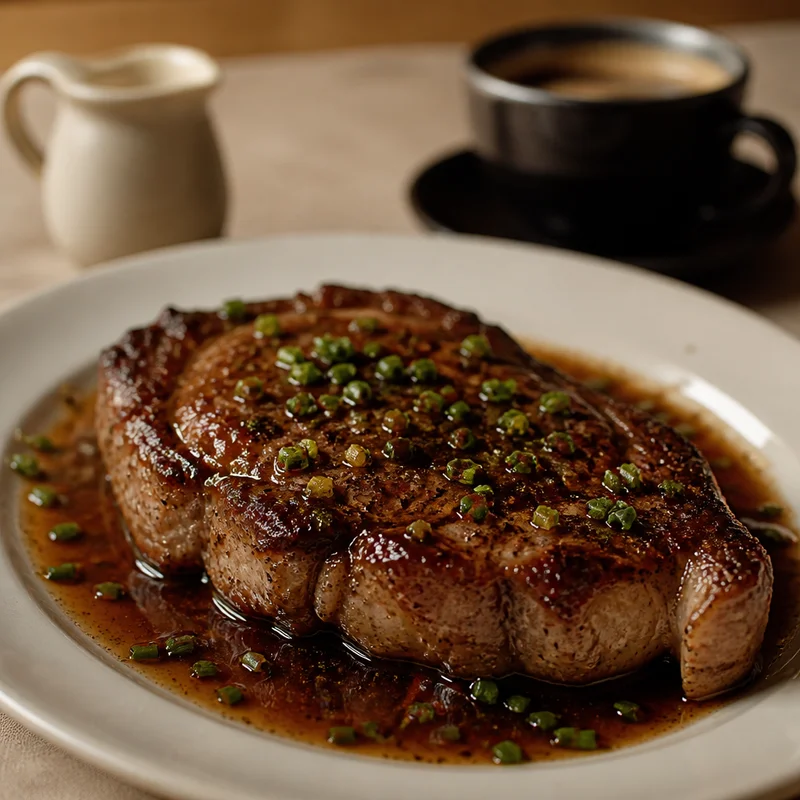 Café au Lait Bourbon Steak