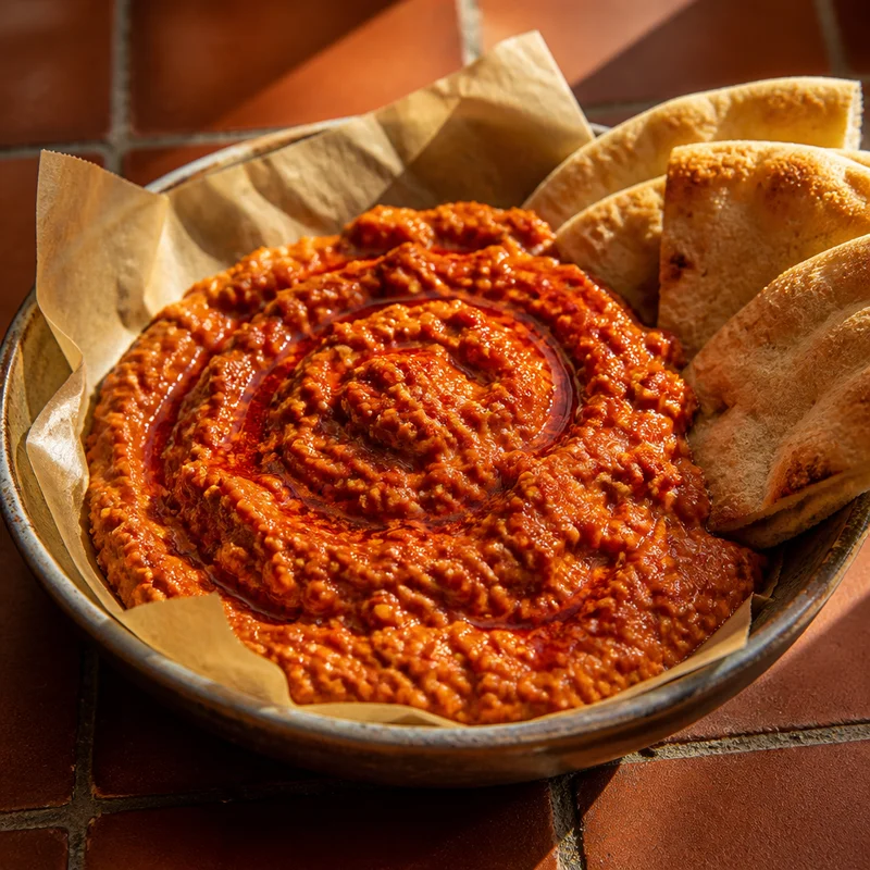 Blender Red Pepper & Walnut Dip with Smoked Paprika