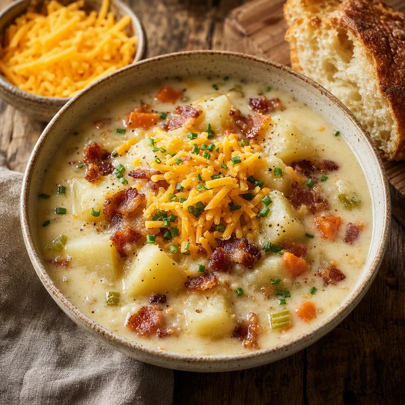 Chunky Loaded Potato Soup