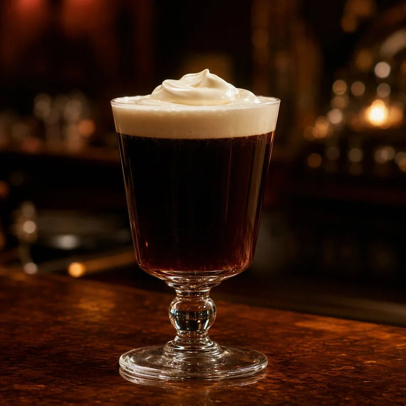 Proper Irish Coffee with Hand-Whipped Float Cream