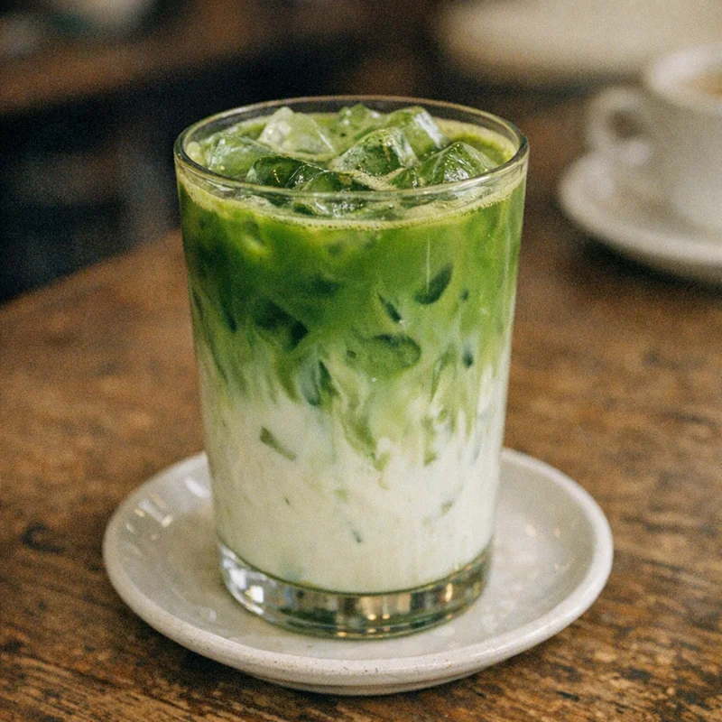 Café-Style Iced Matcha Latte
