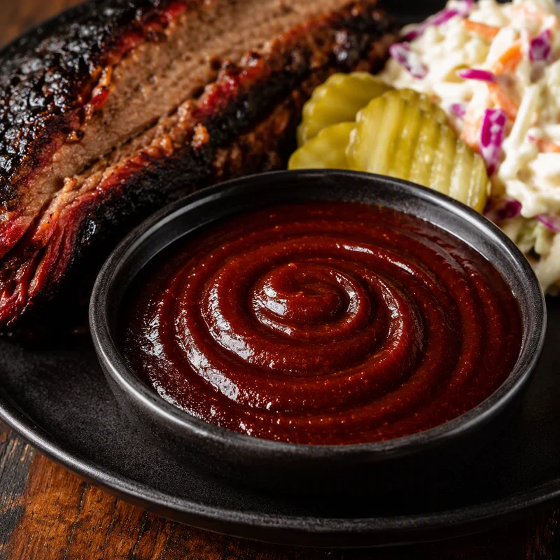 Double-Bourbon BBQ Sauce with Dark Molasses