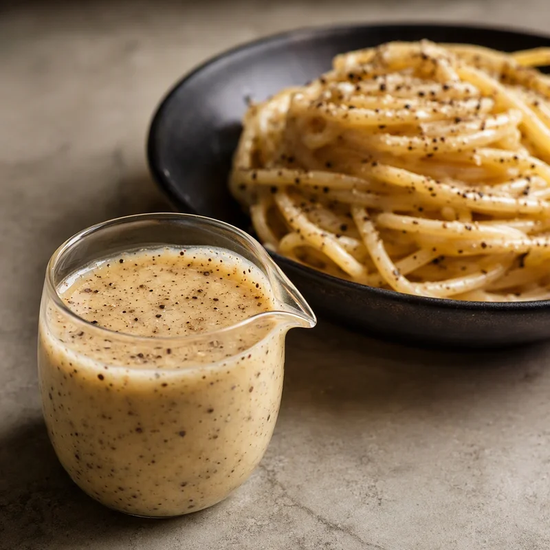 No-Clump Cacio e Pepe Sauce (Toasted Pepper + Pecorino Emulsion)