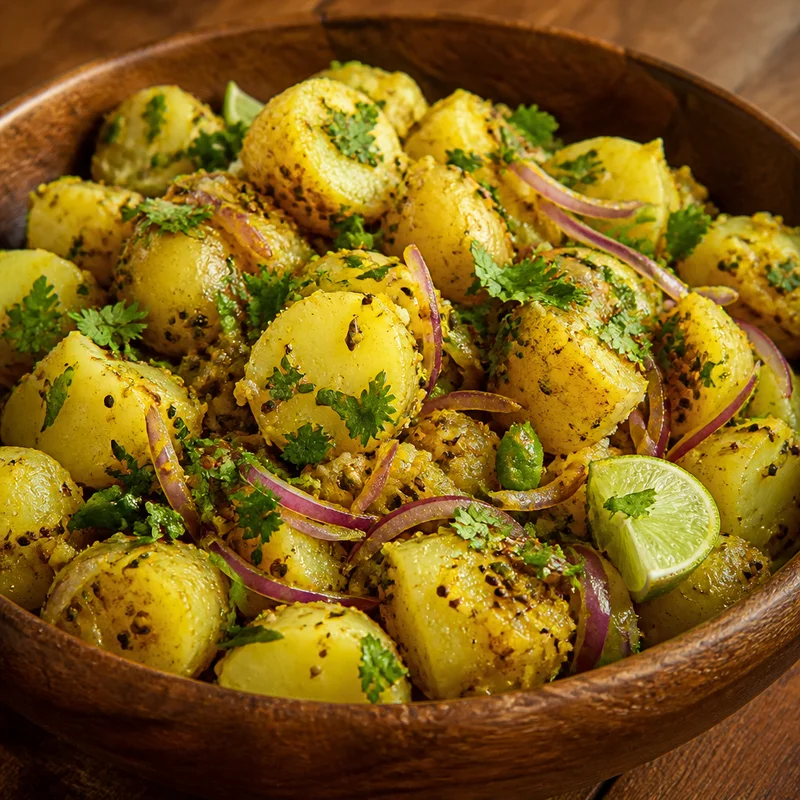 Bombay Potato Salad with Mustard Seeds and Lime