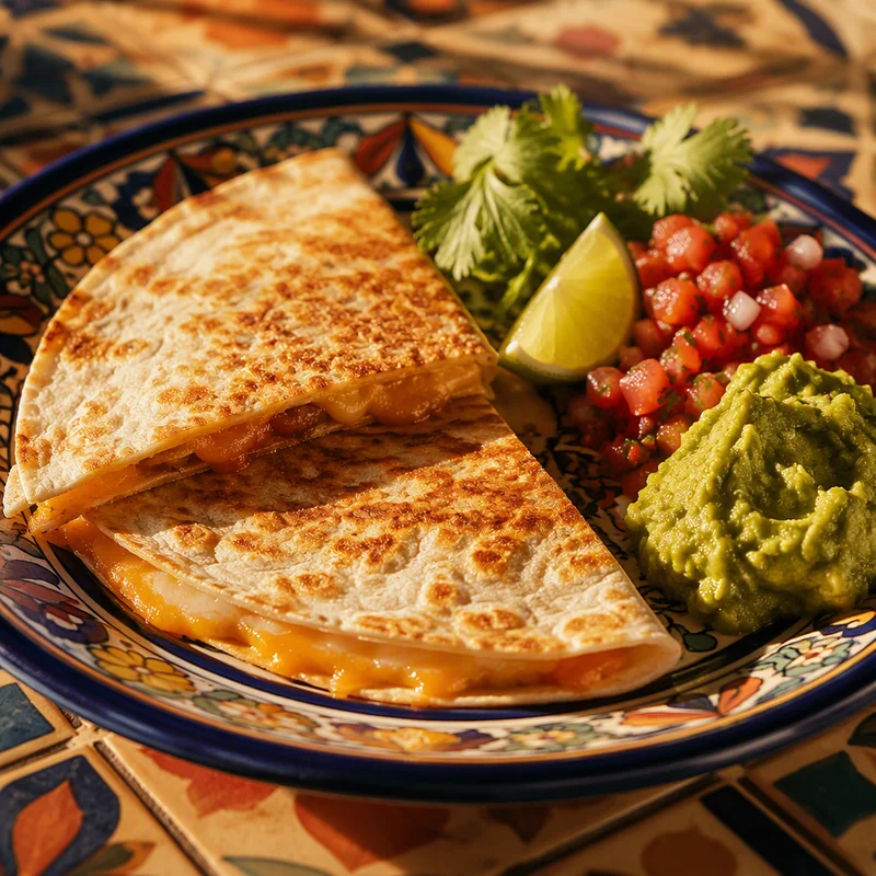 Golden Skillet Cheese Quesadilla