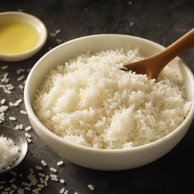 Perfect Stovetop Steamed Rice
