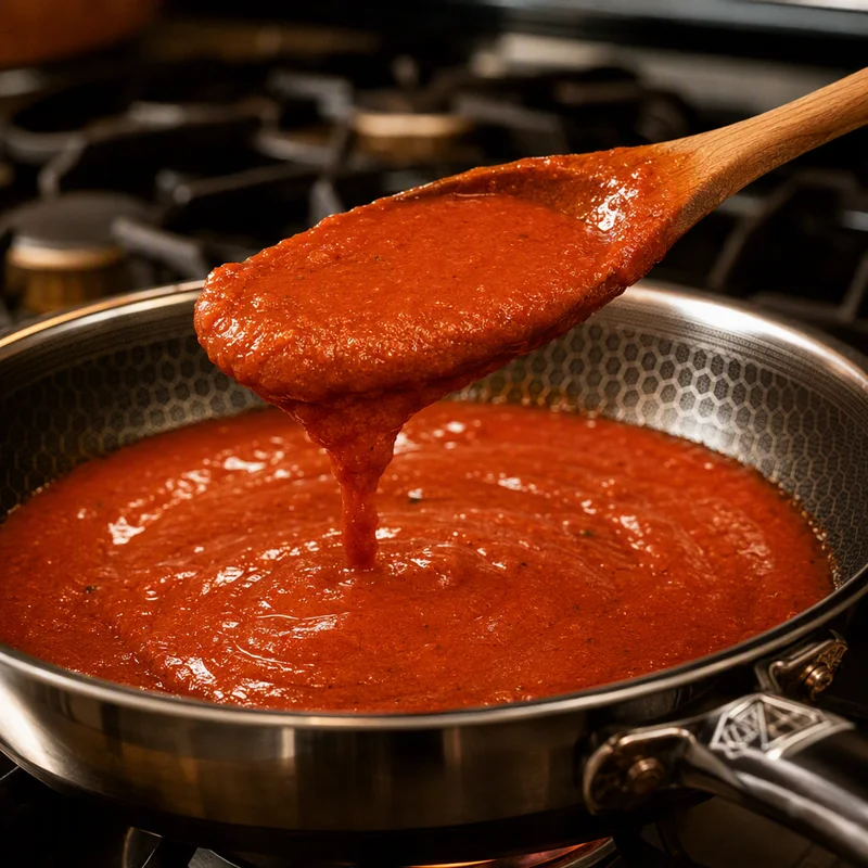 Silky Pasta Pomodoro (Smooth Basil-Infused Tomato Sauce)