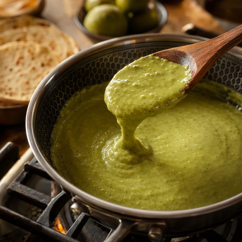 Taquería-Style Creamy Avocado Salsa Verde