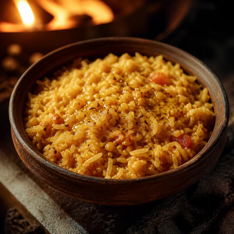 Campfire Masala Khichdi with Spiced Rice and Lentils