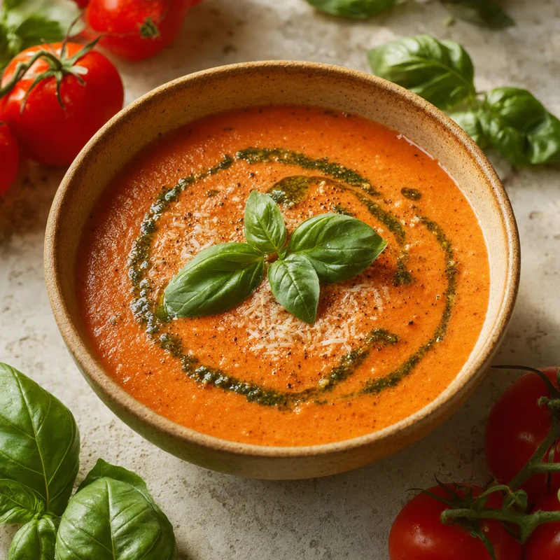 Creamy Tomato Basil Soup