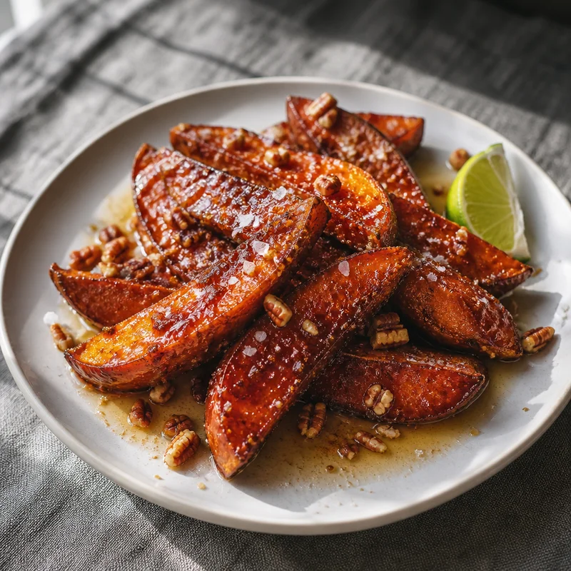 High-Heat Caramelized Baked Sweet Potatoes