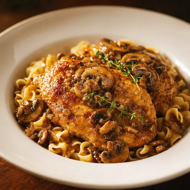 One-Skillet Chicken Marsala