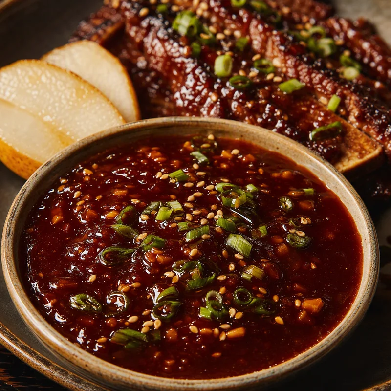 Asian Pear & Gochujang Korean BBQ Sauce