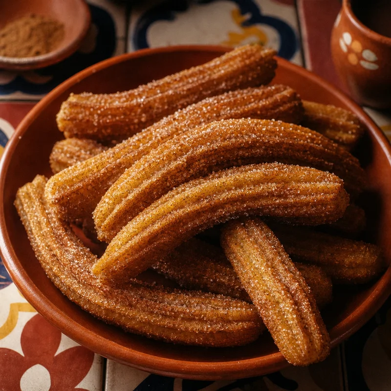 Crisp Cinnamon-Sugar Churros