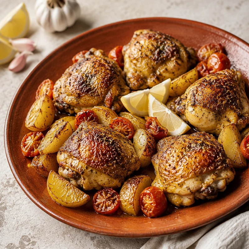 One-Pan Italian Garlic-Herb Baked Chicken