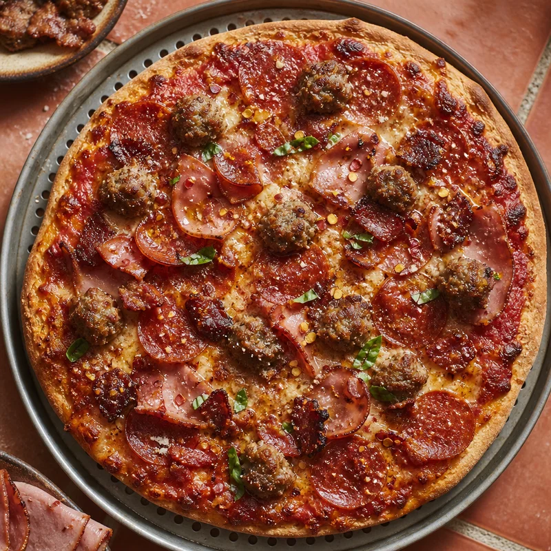 Five-Meat Lover's Pizza