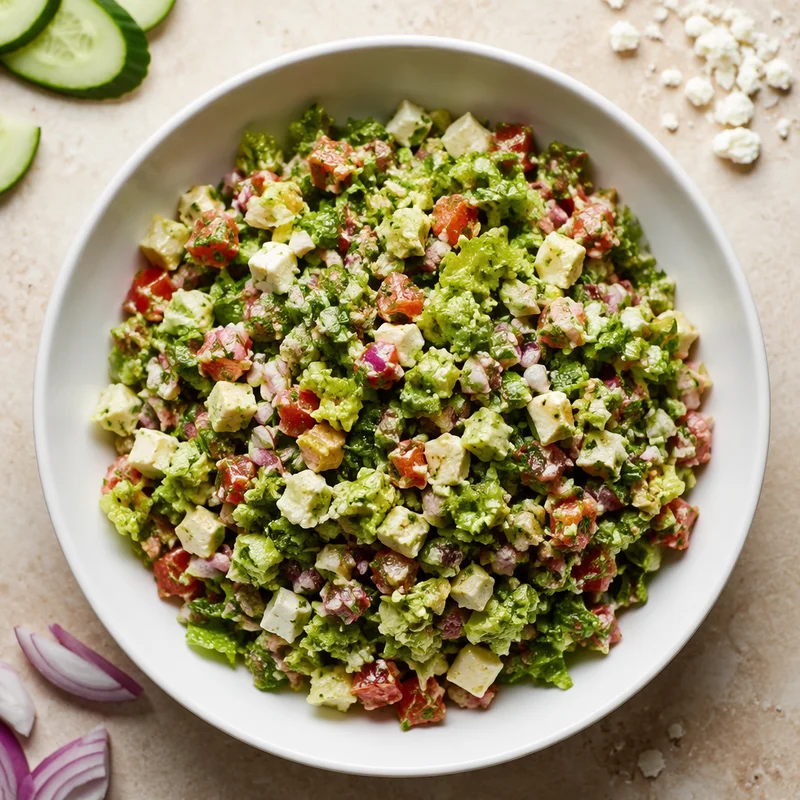 10-Minute Mediterranean Chopped Salad