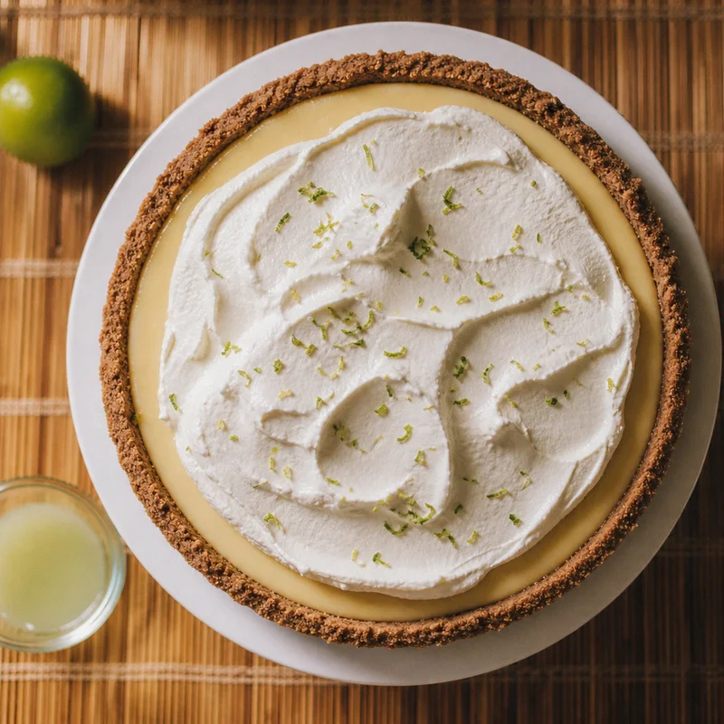Key Lime Pie with a Crisp Cookie Crust