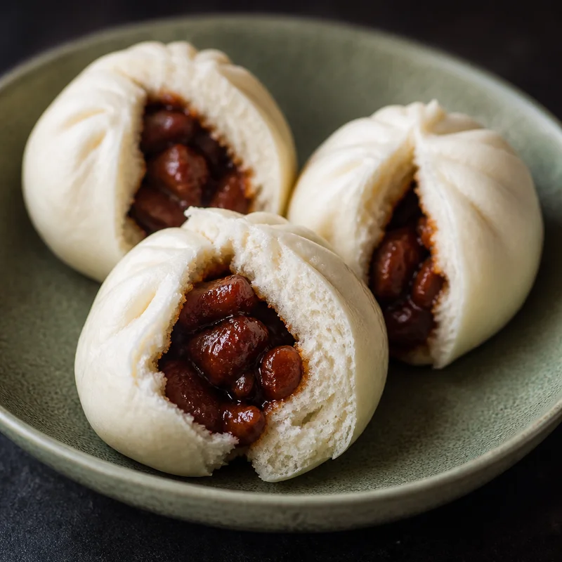 Steamed Char Siu Bao (BBQ Pork Buns)