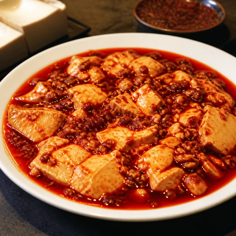 Mapo Tofu with Silken Tofu and Toasted Sichuan Peppercorn