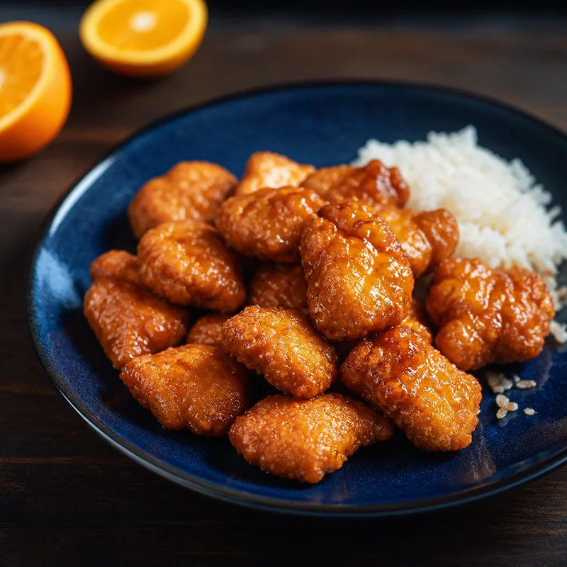 Crisp-Crust Orange Chicken with Fresh Zest