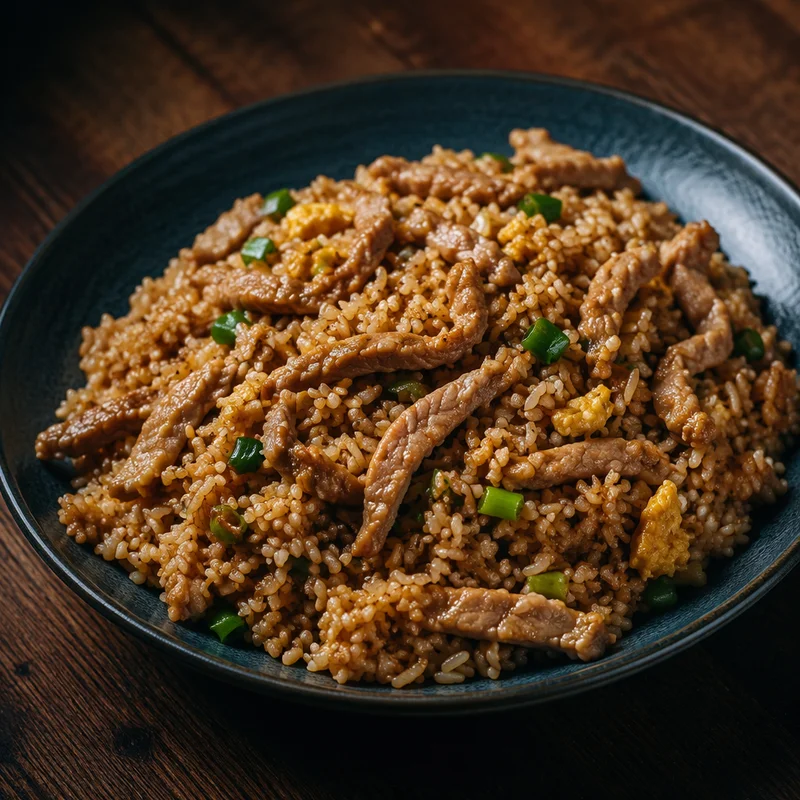 Pork Fried Rice with Velveted Pork