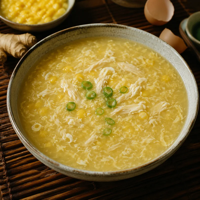 20-Minute Chicken and Sweet Corn Egg Drop Soup