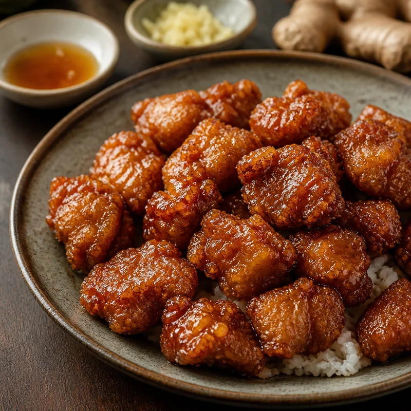 Crisp Honey Chicken with Last-Second Honey-Soy Glaze