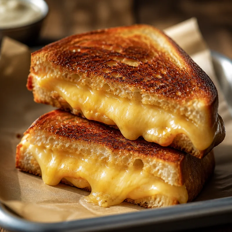 Low-and-Slow Skillet Grilled Cheese