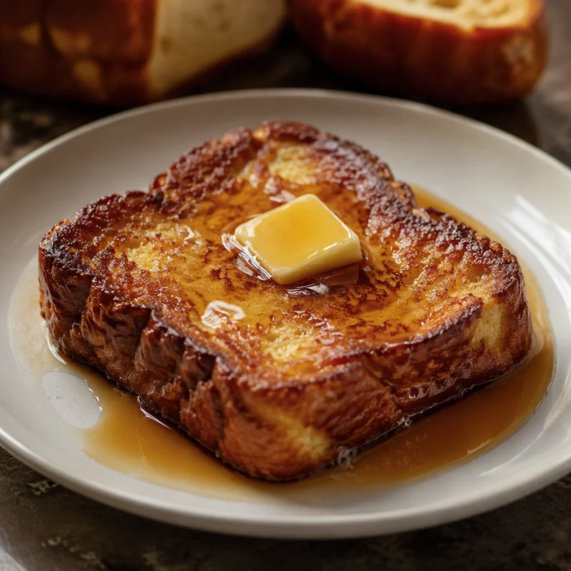 Custardy Thick-Cut French Toast with Crisp Buttered Edges